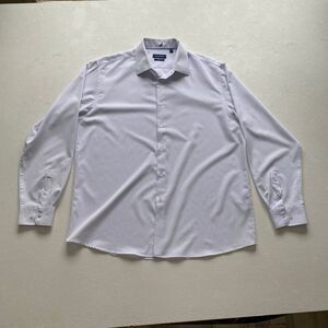 Nautica Slim Fit White Dress Shirt Men’s XL 17–17.5 Button Down